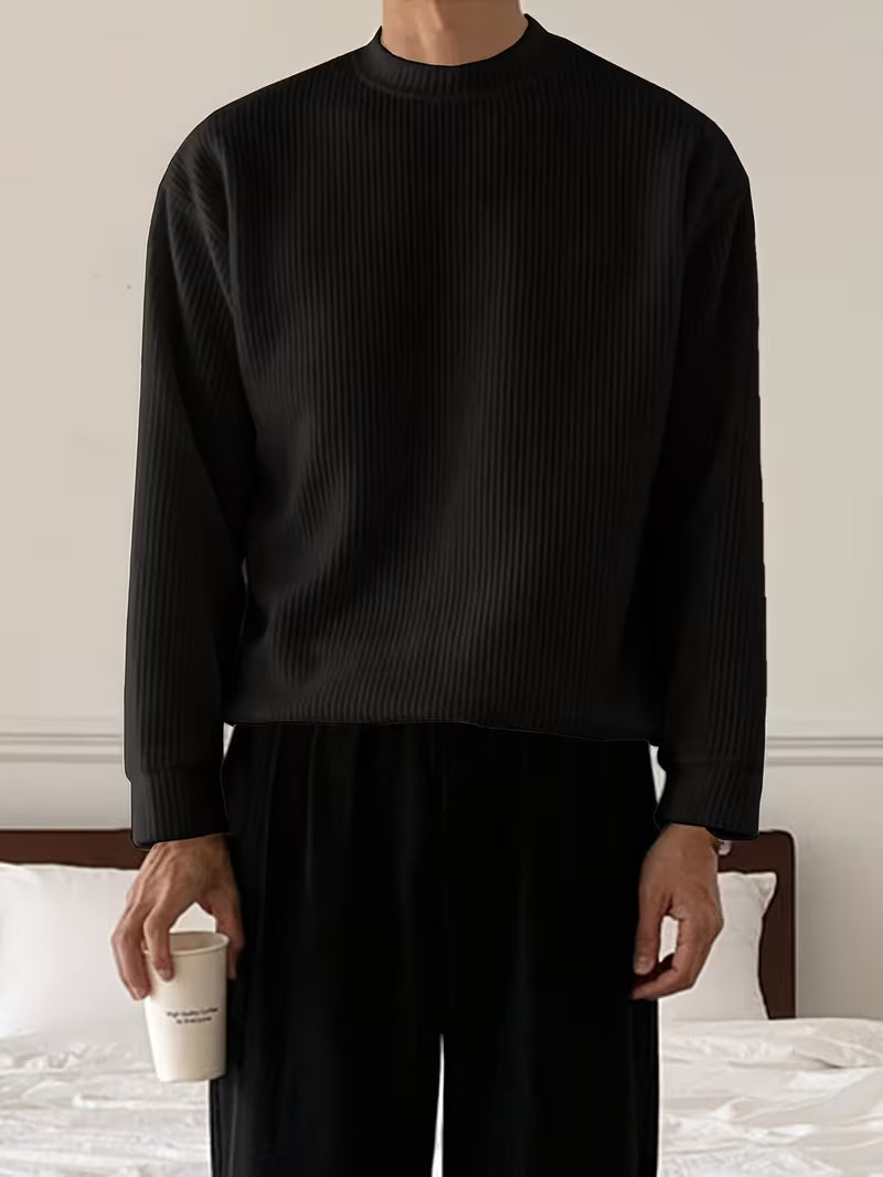 Ribbed Winter Jumper, Beige