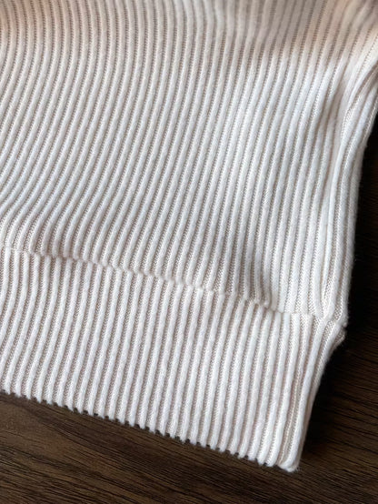 Ribbed Winter Jumper, Beige