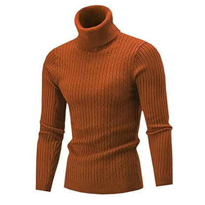 Ribbed Winter Roll Neck Jumper