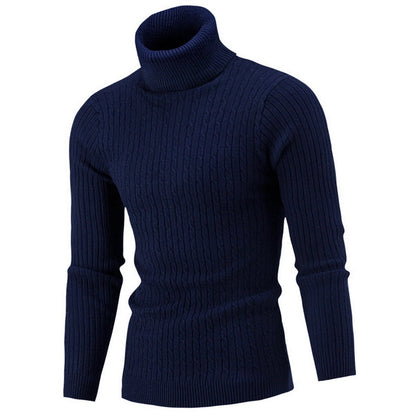 Ribbed Winter Roll Neck Jumper