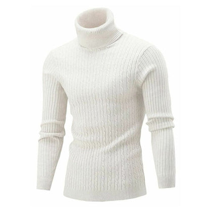 Ribbed Winter Roll Neck Jumper