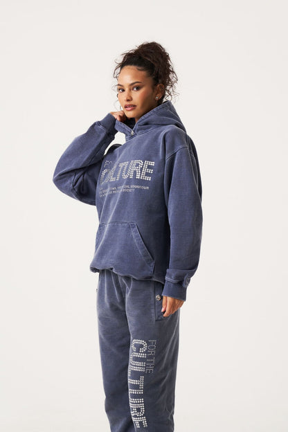 Rhinestone Oversized Hoodie