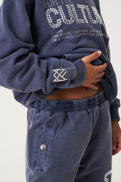 Rhinestone Oversized Hoodie