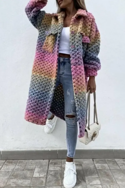 Textured Winter Coat