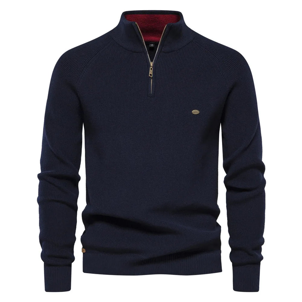 Ribbed Knit Winter Jumper, Grey