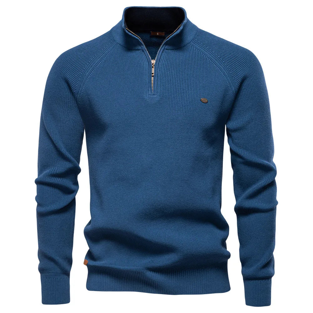 Ribbed Knit Winter Jumper, Grey