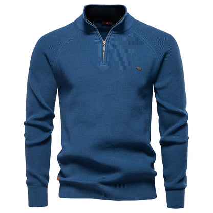 Ribbed Knit Winter Jumper, Grey