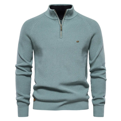 Ribbed Knit Winter Jumper, Grey