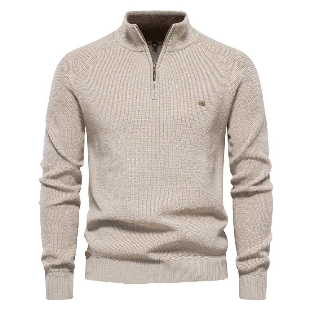 Ribbed Knit Winter Jumper, Grey