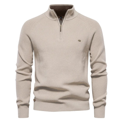 Ribbed Knit Winter Jumper, Grey