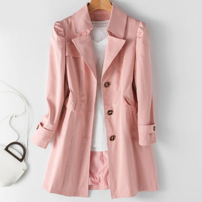 Mid-Length All-Season Trench Coat