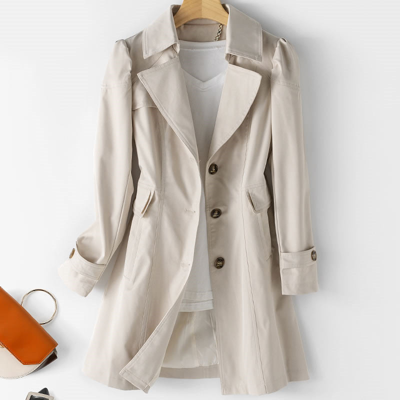 Mid-Length All-Season Trench Coat