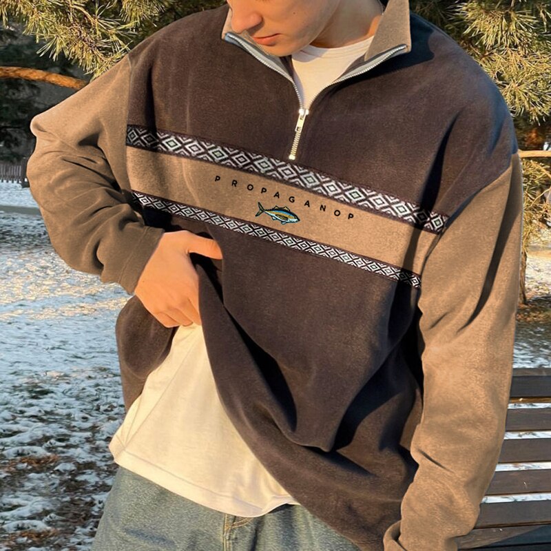 Oversized Winter Zip Jumper