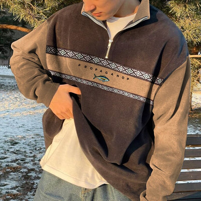 Oversized Winter Zip Jumper