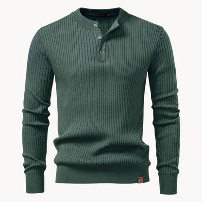 Ribbed Winter Jumper, Black