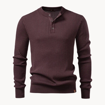 Ribbed Winter Jumper, Black