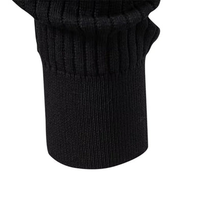 Ribbed Winter Jumper, Black