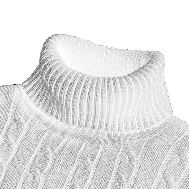 Ribbed Winter Roll Neck Jumper