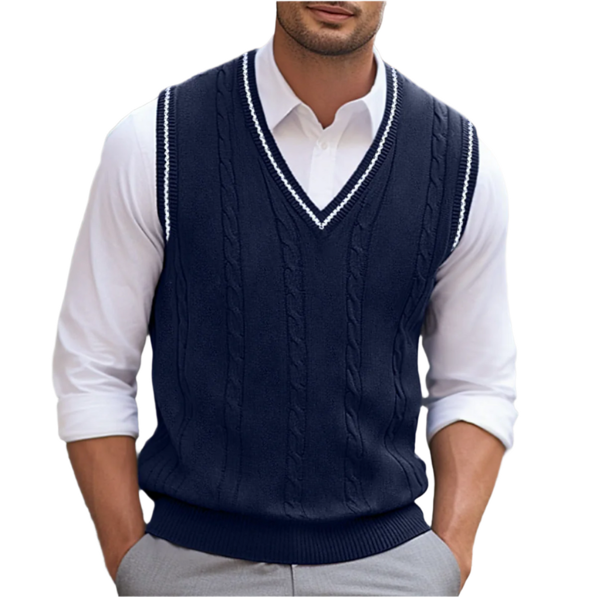 Sleeveless Knit Layering Jumper