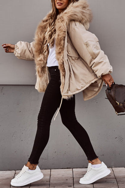 Faux Fur Winter Parka