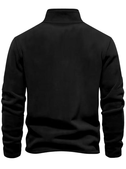 Fleece-Lined Winter Jumper, Grey