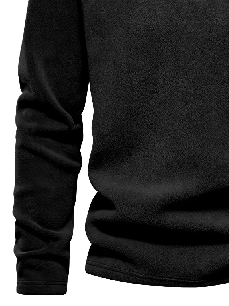 Fleece-Lined Winter Jumper, Grey