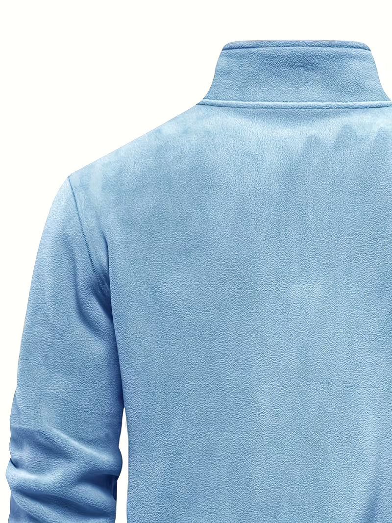 Fleece-Lined Winter Jumper, Grey
