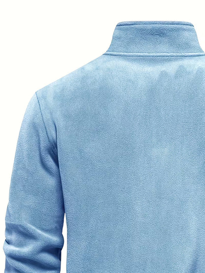 Fleece-Lined Winter Jumper, Grey