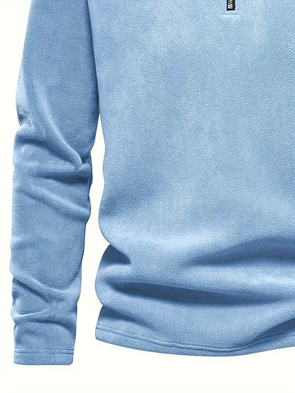 Fleece-Lined Winter Jumper, Grey