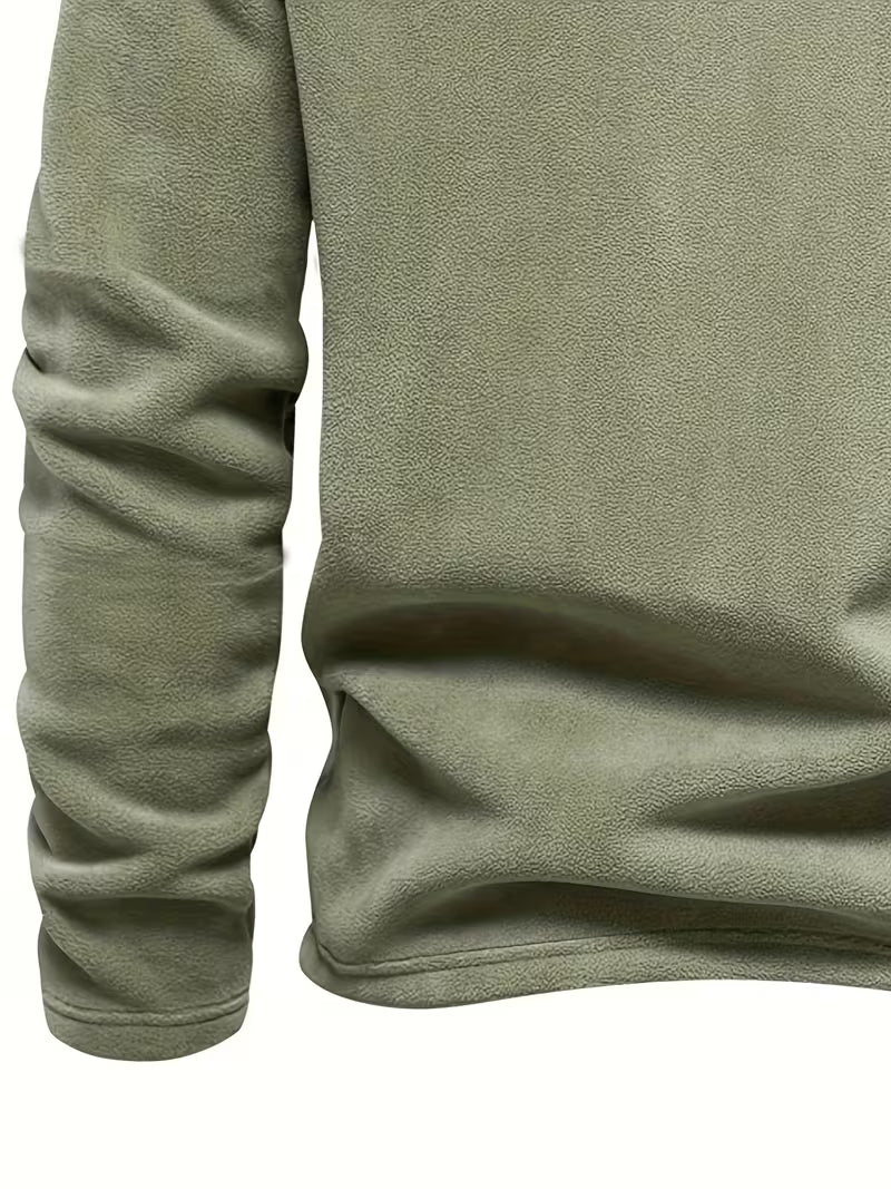 Fleece-Lined Winter Jumper, Grey