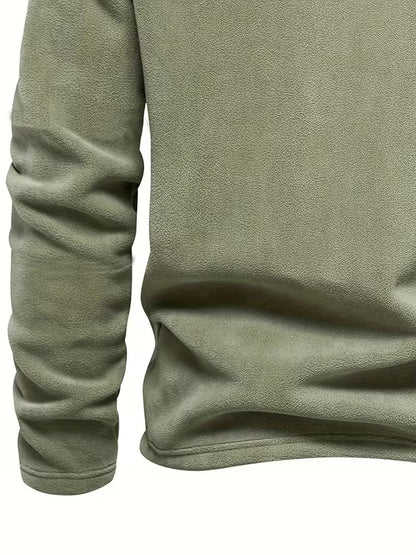 Fleece-Lined Winter Jumper, Grey