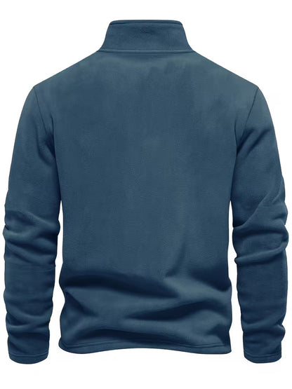 Fleece-Lined Winter Jumper, Grey