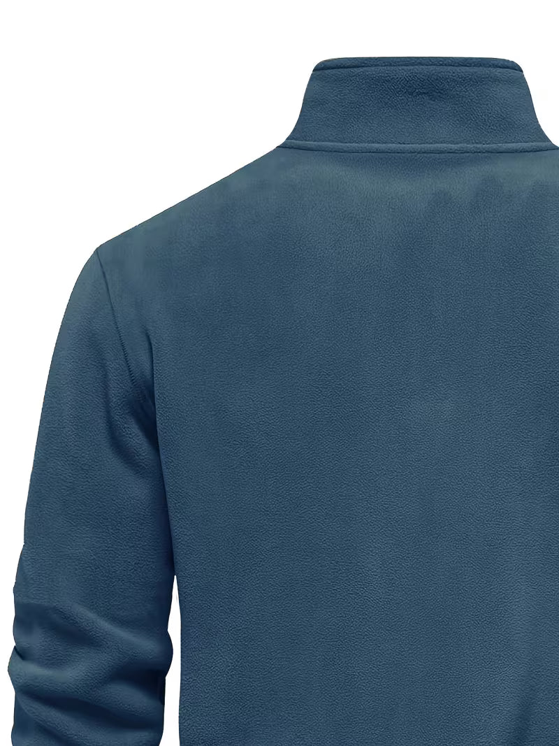 Fleece-Lined Winter Jumper, Grey