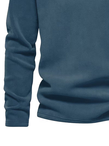 Fleece-Lined Winter Jumper, Grey