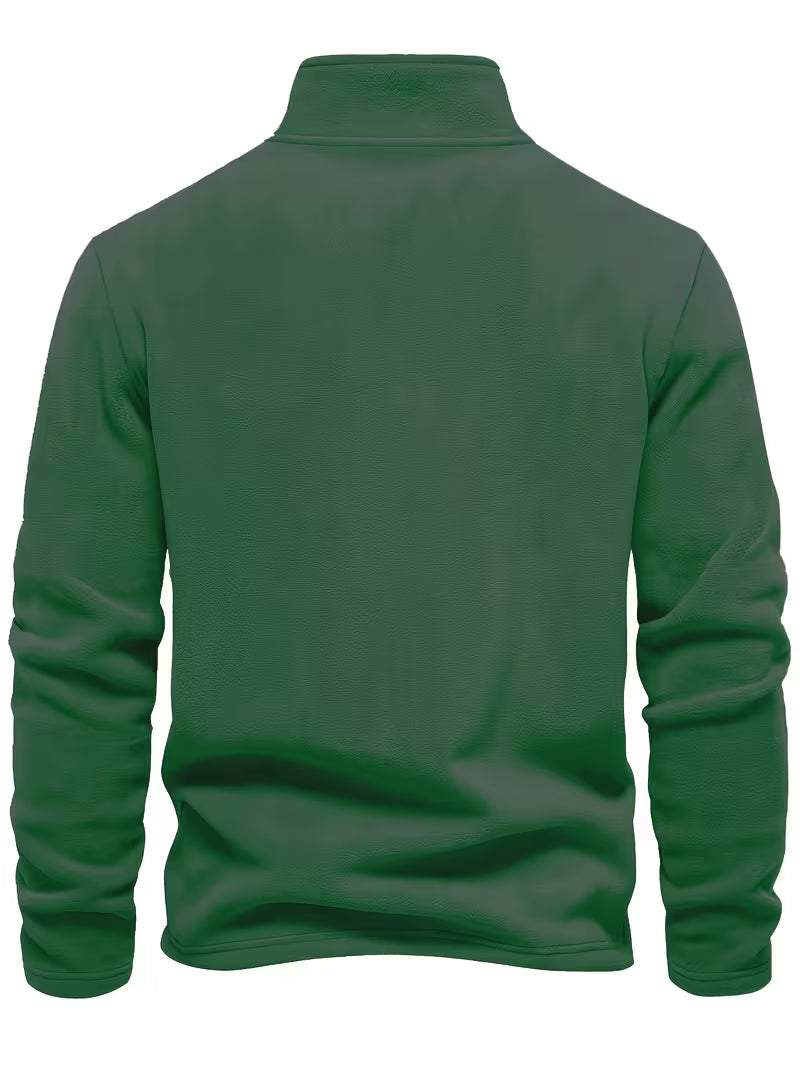Fleece-Lined Winter Jumper, Grey