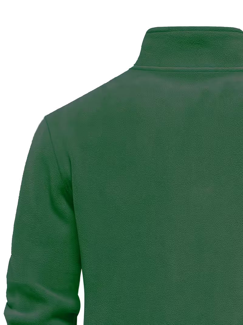 Fleece-Lined Winter Jumper, Grey
