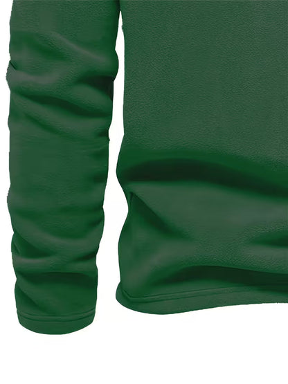 Fleece-Lined Winter Jumper, Grey