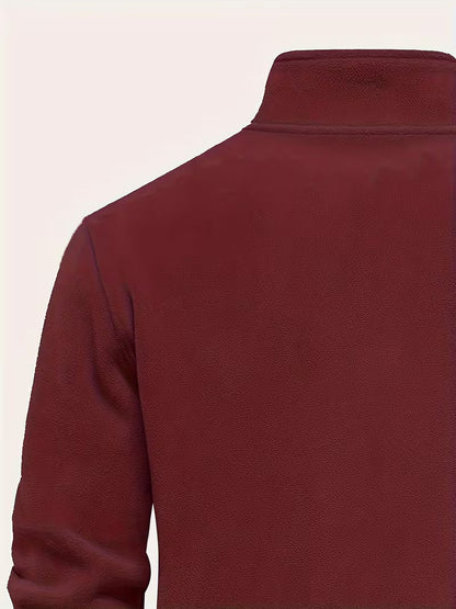 Fleece-Lined Winter Jumper, Grey