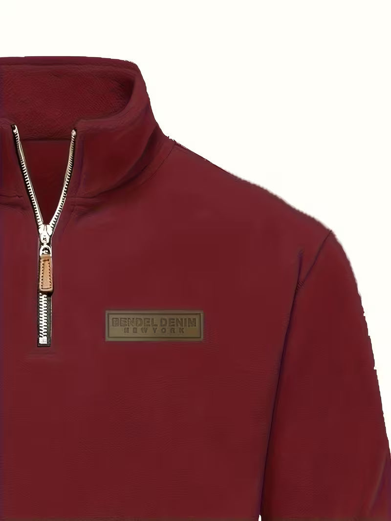 Fleece-Lined Winter Jumper, Grey