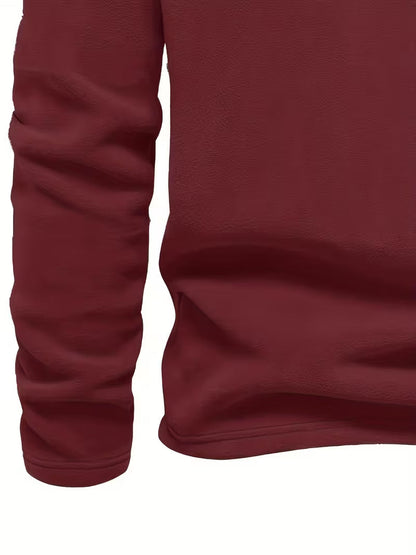 Fleece-Lined Winter Jumper, Grey