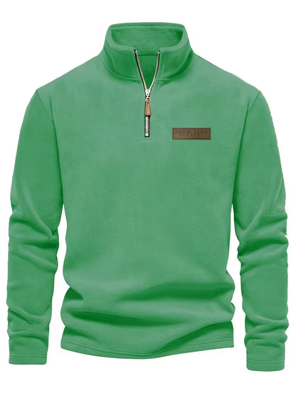 Fleece-Lined Winter Jumper, Grey