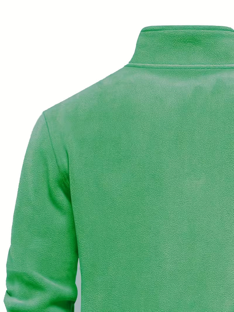 Fleece-Lined Winter Jumper, Grey
