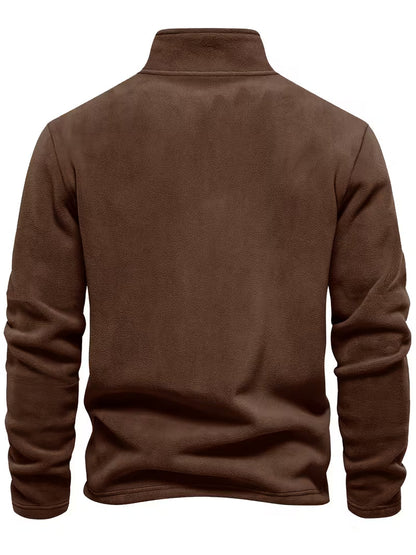 Fleece-Lined Winter Jumper, Grey