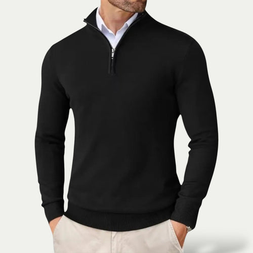 Cashmere Winter Jumper, Black
