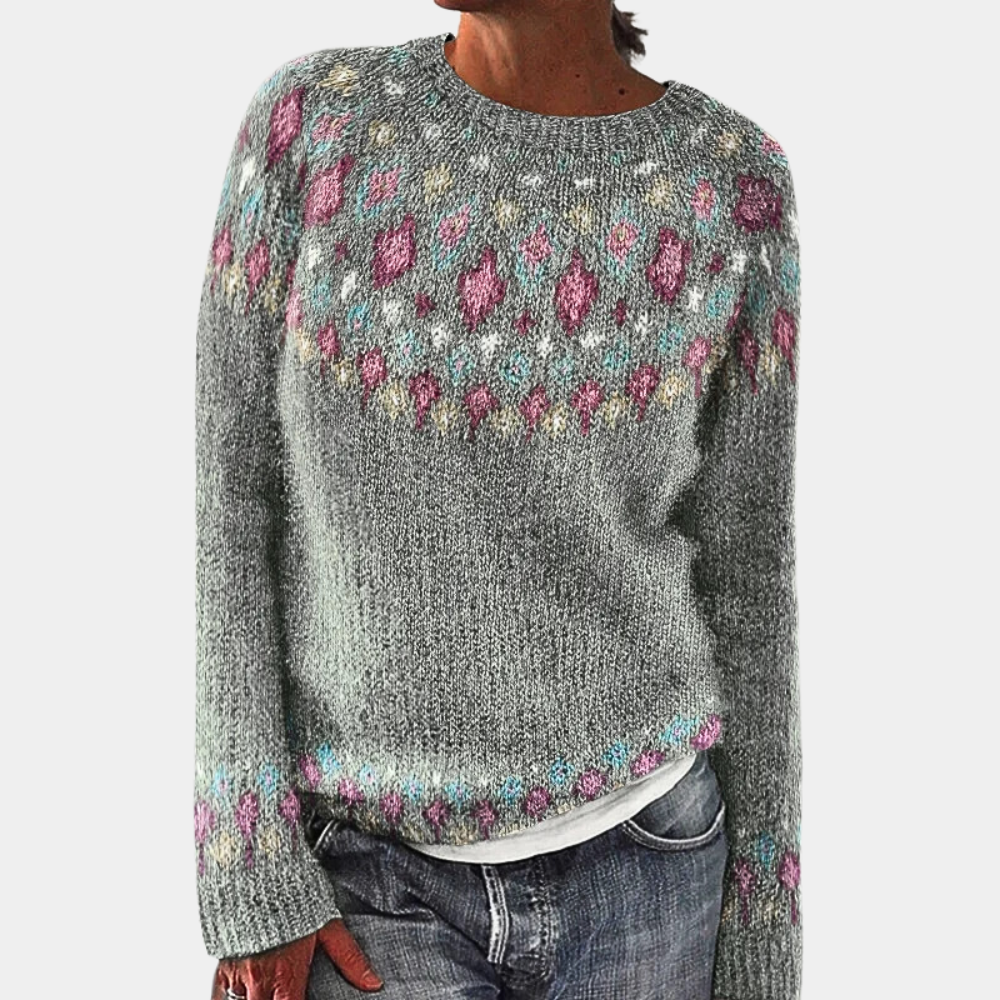 Thick Knit Winter Jumper, Green
