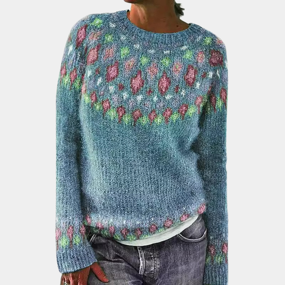 Thick Knit Winter Jumper, Green