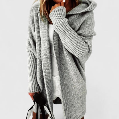 Chunky Knit Winter Cardigan, Blue