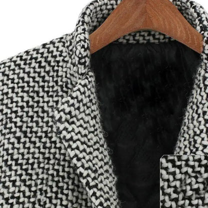 Woven Winter Long Coat