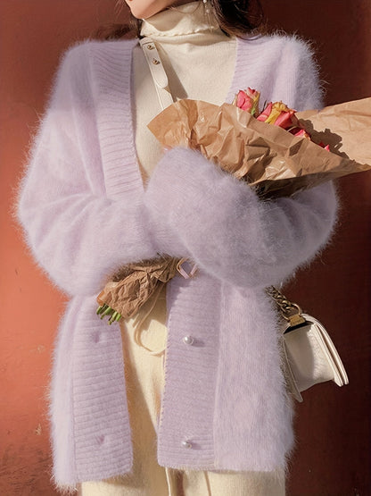 Duvet Knit Winter Cardigan