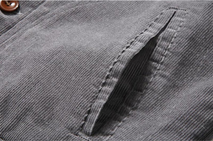Corduroy Winter Jacket, Khaki (2)